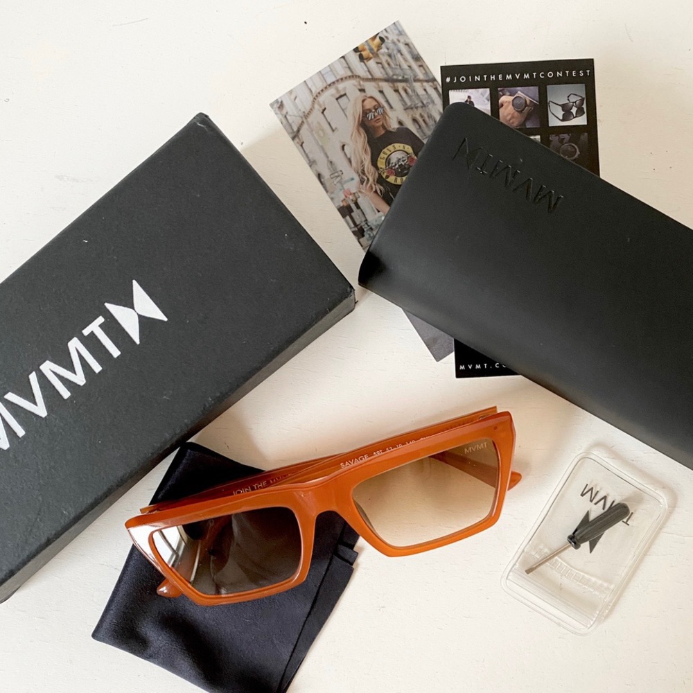 MVMT Orange/Red  Savage Sunglasses